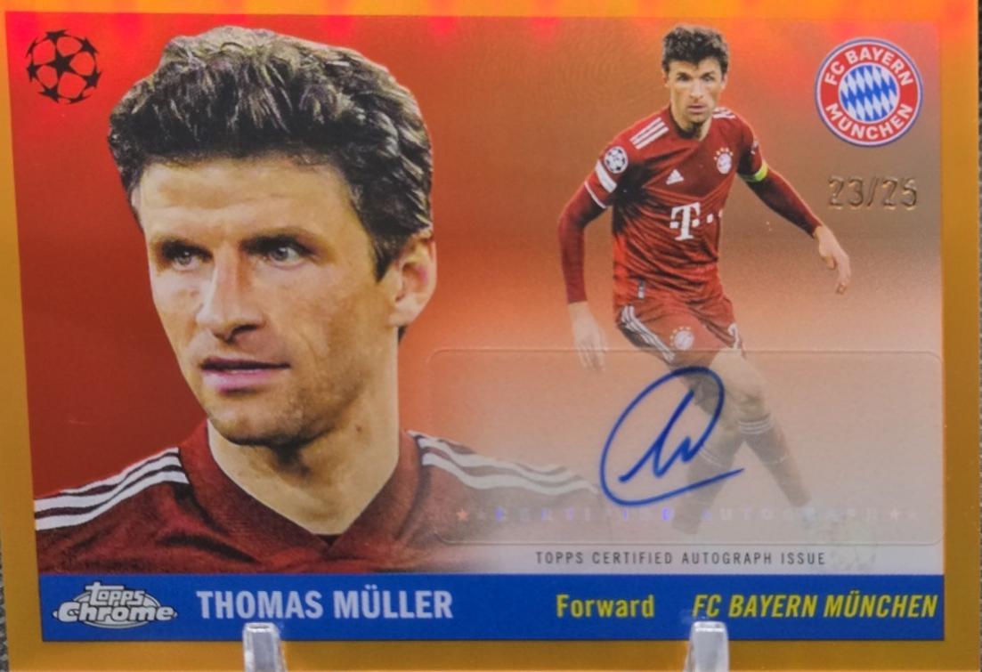 Thomas Muller - UEFA 1955 Autograph #55-TM