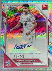 Aleksandar Pavlovic - Chrome Bundesliga Autograph #BA-AP