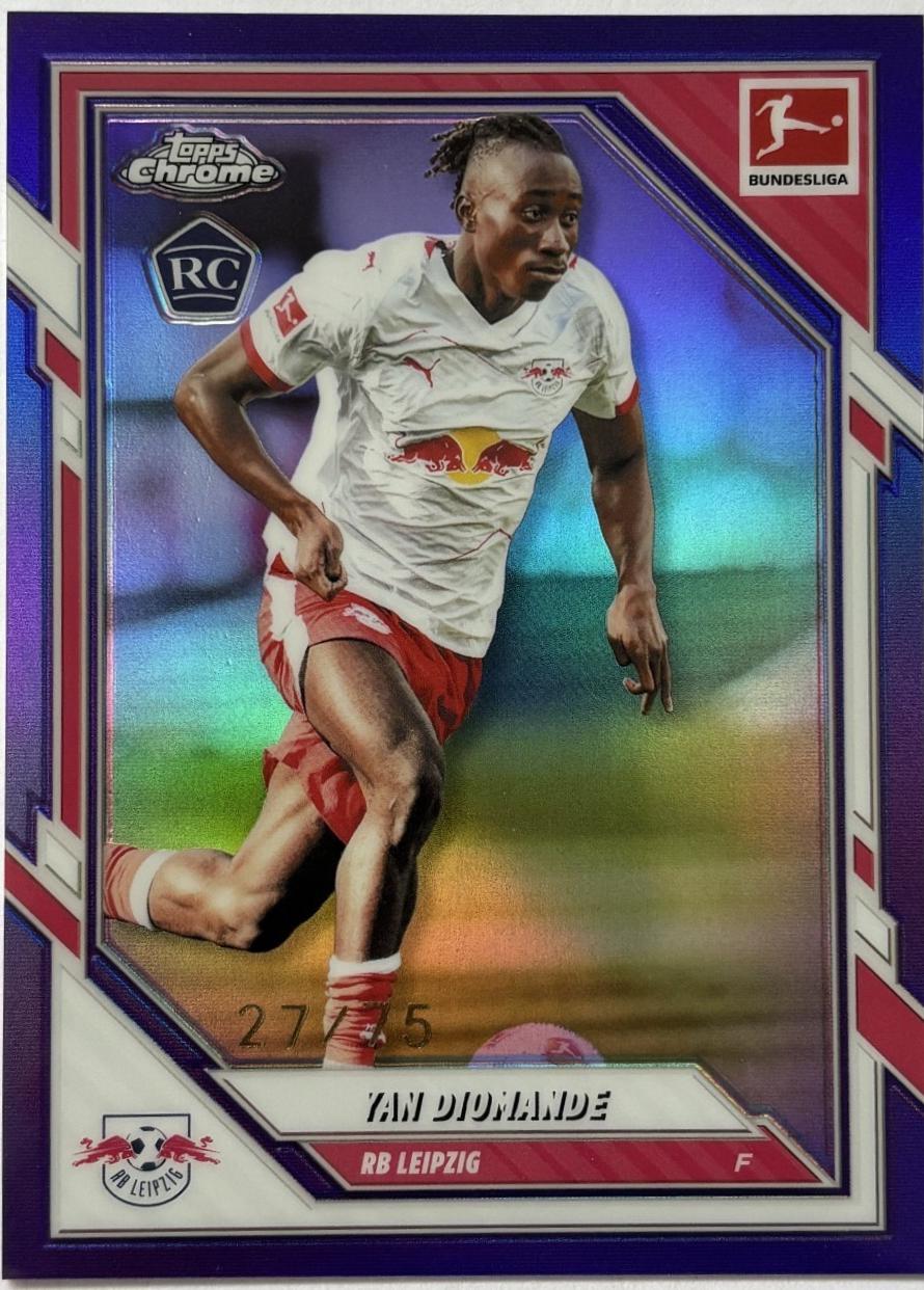 Yan Diomande - Chrome Bundesliga Autograph #BA-YD