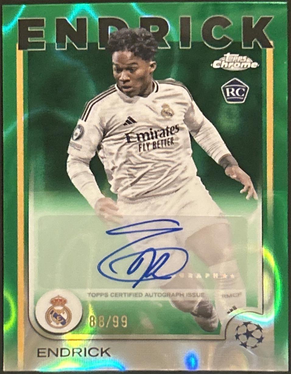 Endrick - Chrome UEFA Autograph #CA-E