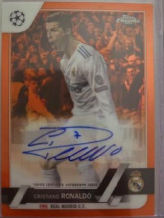 Cristiano Ronaldo - Chrome UEFA Club Autograph #CA-CR