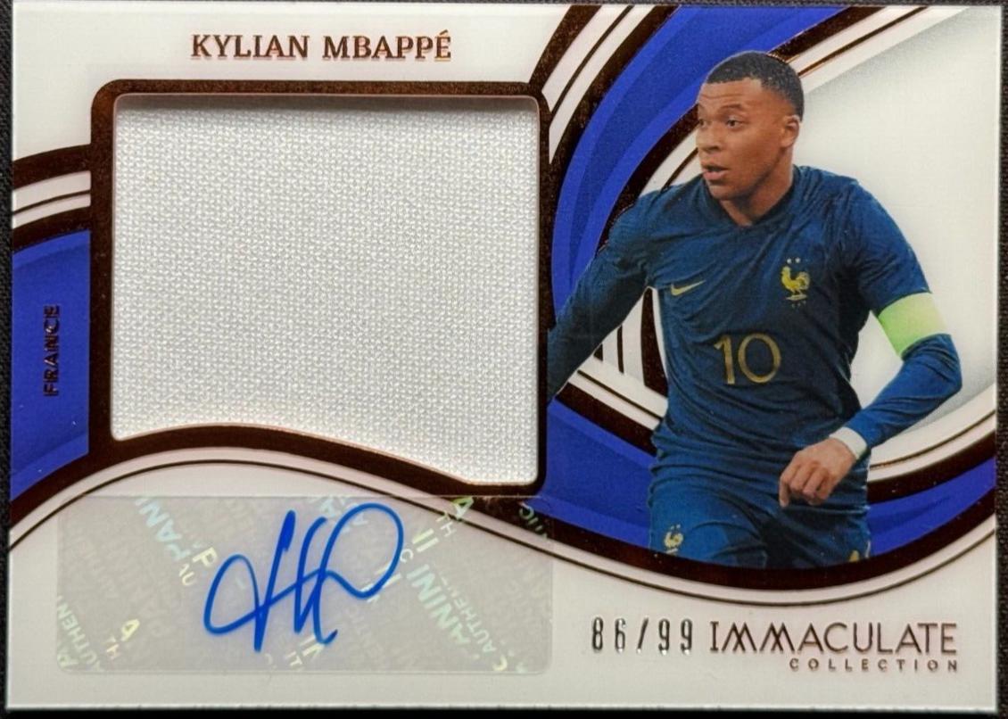 Kylian Mbappe - Immaculate Premium Swatch Autograph #PA-KM
