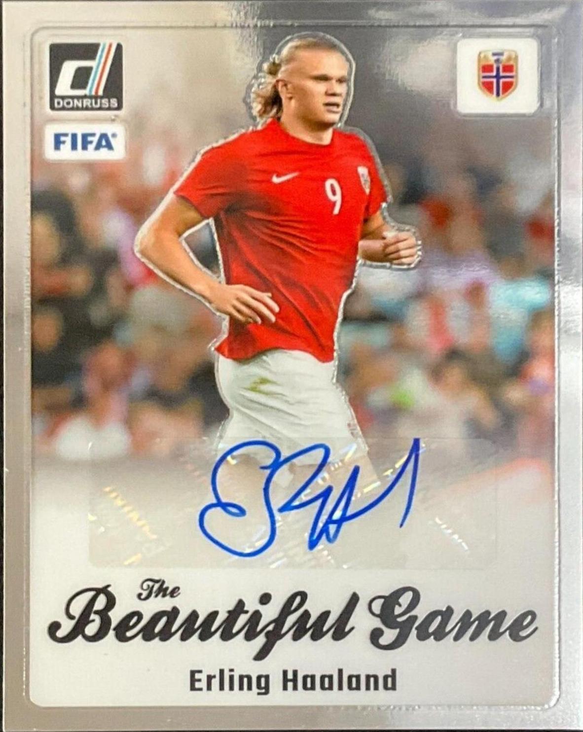 Erling Haaland - Donruss Beautiful Game Autograph #BG-EH