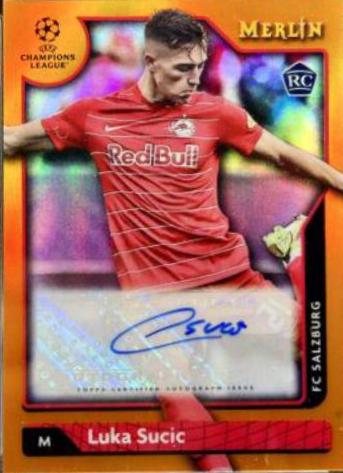 Luka Sucic - Merlin Chrome UEFA Autographs #A-LS