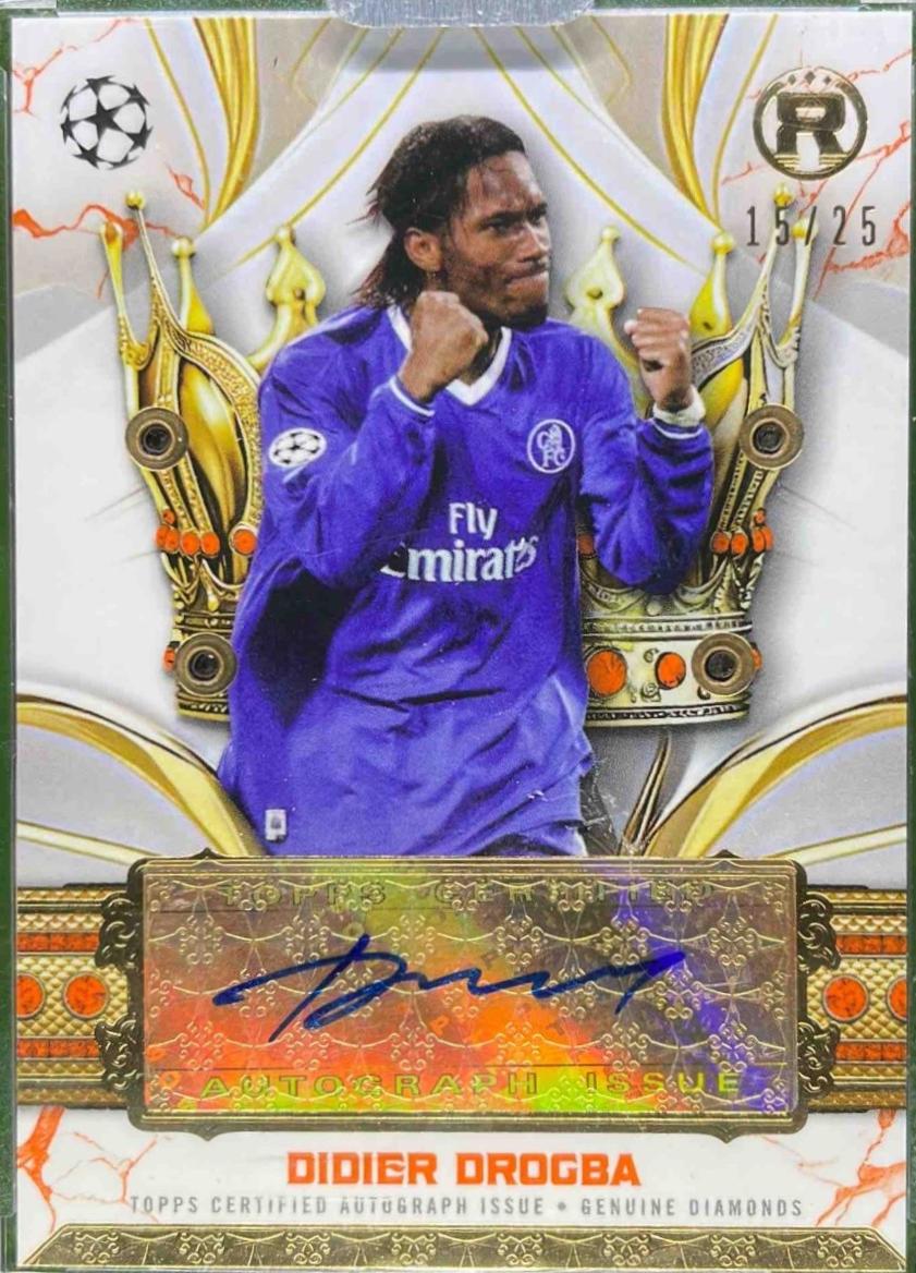 Didier Drogba - Reverence UEFA Crowned Legend Autographed Jewel Relic #CLAR-DD