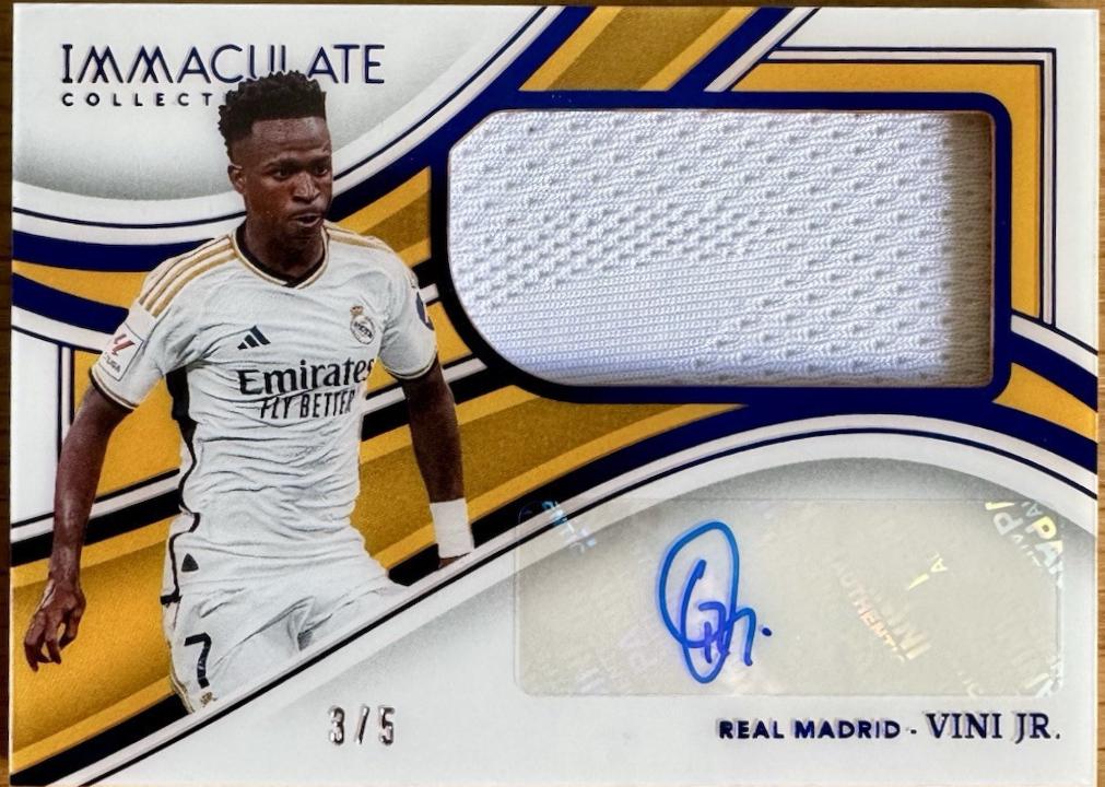 Vini Jr. - Immaculate Premium Swatch Autograph #PA-VJ