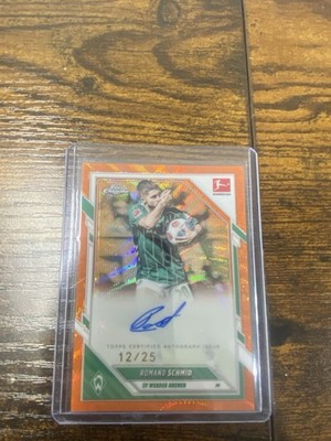 Romano Schmid - Chrome Bundesliga Autograph #BA-RS