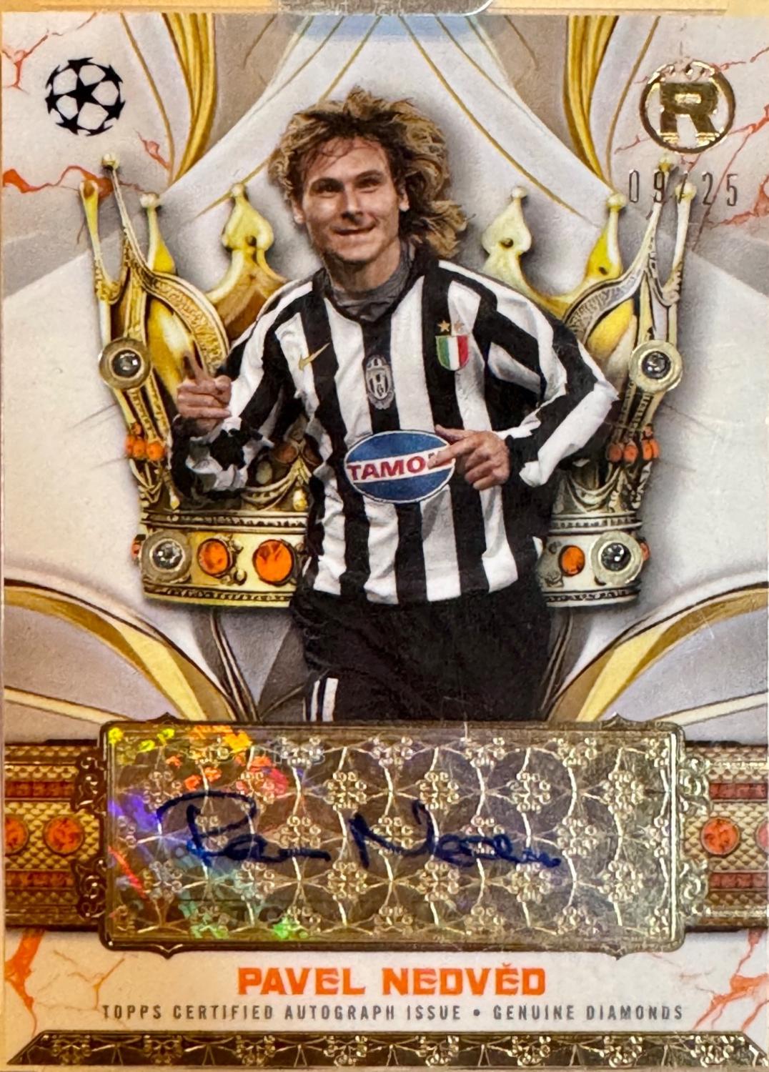 Pavel Nedved - Reverence UEFA Crowned Legend Autographed Jewel Relic #CLAR-PN