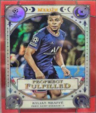 Kylian Mbappe - Merlin Chrome UEFA Prophecy Fulfilled #PF-5