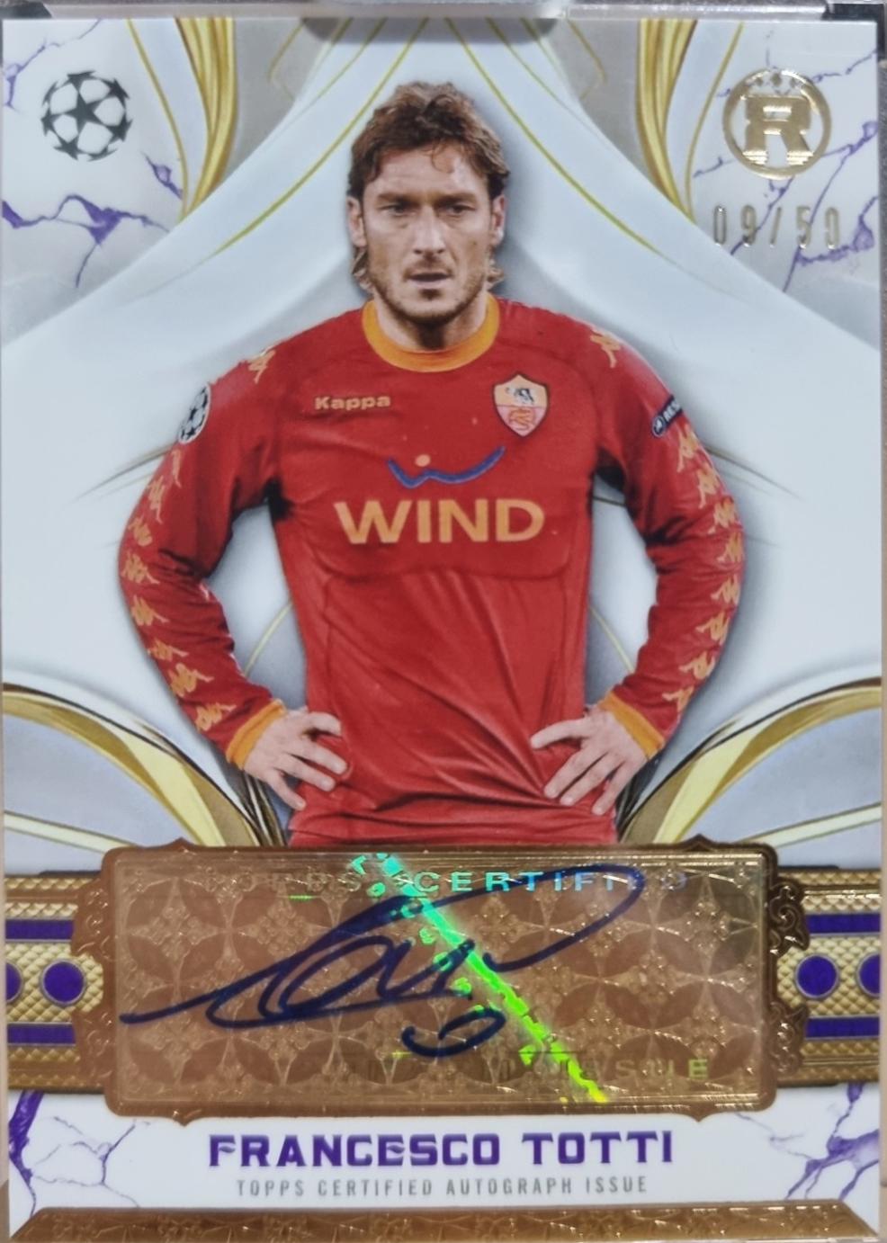 Francesco Totti - Reverence UEFA Autograph #RA-FT