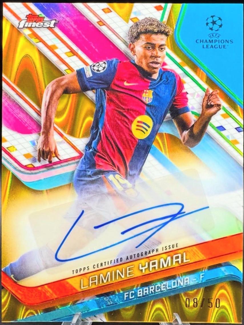 Lamine Yamal - Finest UEFA Autograph #BA-YL