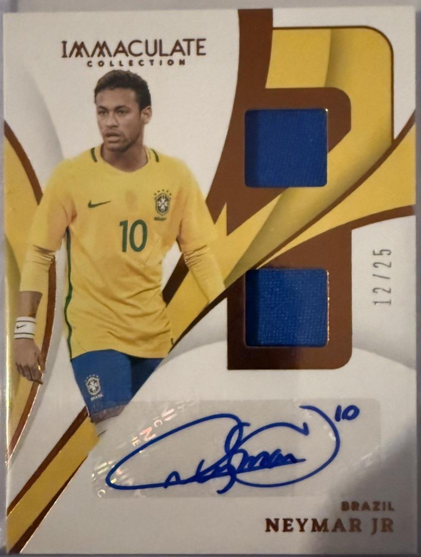 Neymar Jr - Immaculate Dual Swatch Autograph #13
