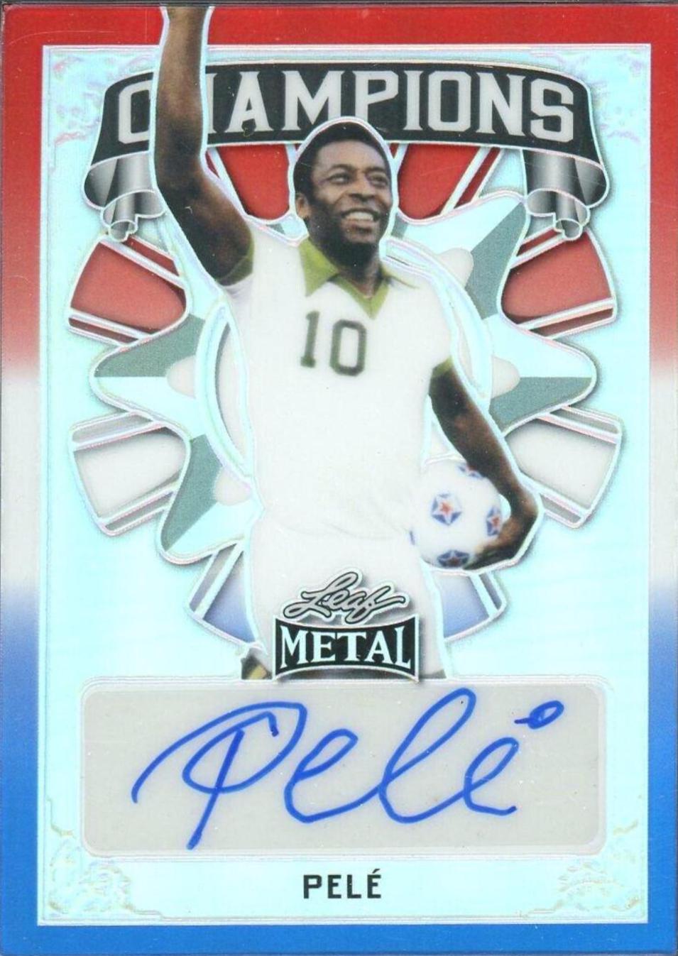 Pele - Metal Champions Autographs #C-P1