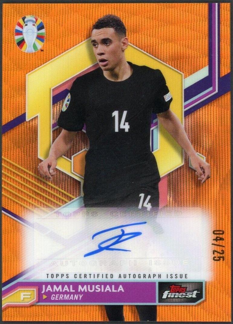 Jamal Musiala - Finest Road to UEFA EURO Autograph #BCA-JM