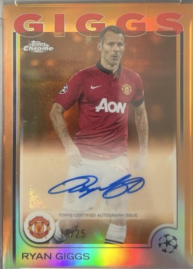 Ryan Giggs - Chrome UEFA Autograph #CA-RG
