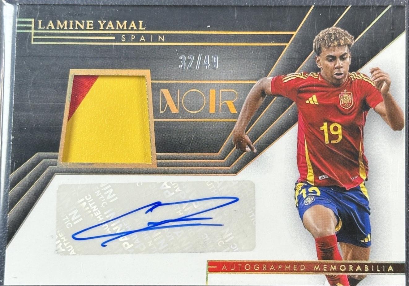 Lamine Yamal - Noir Autograph Memorabilia Color #23
