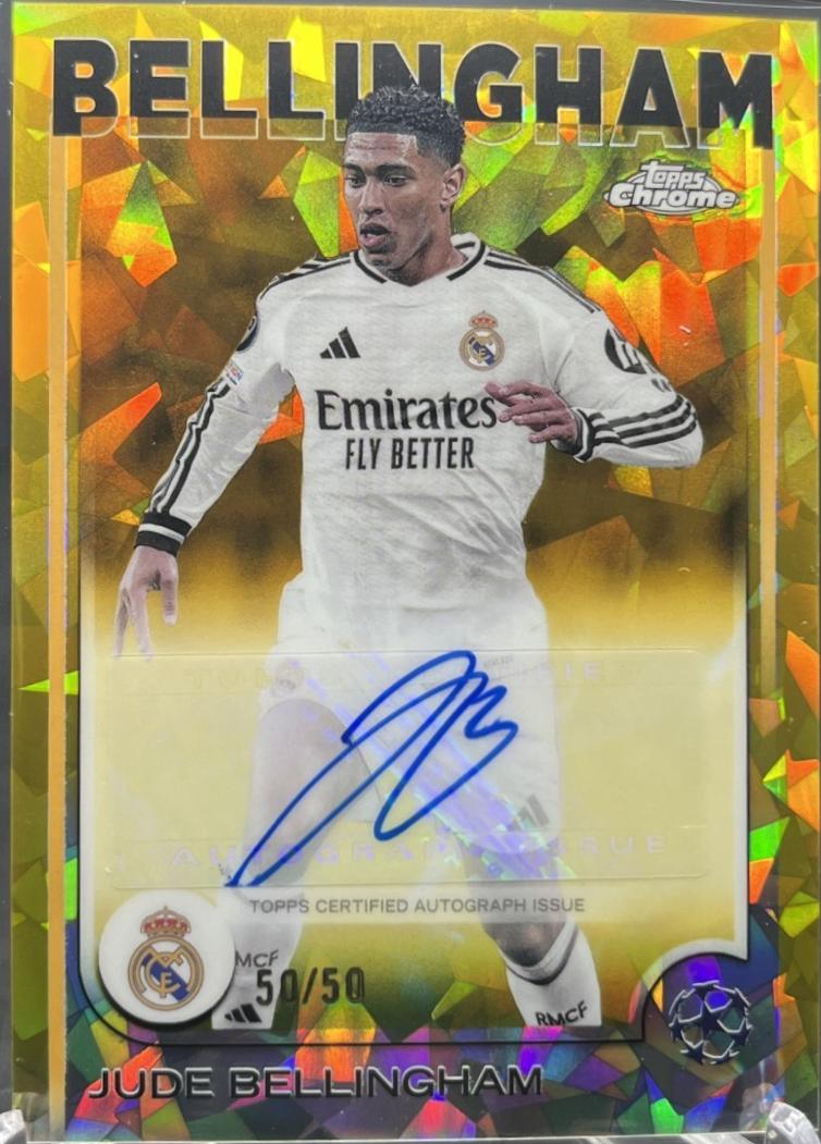 Jude Bellingham - Chrome UEFA Autograph #CA-JB