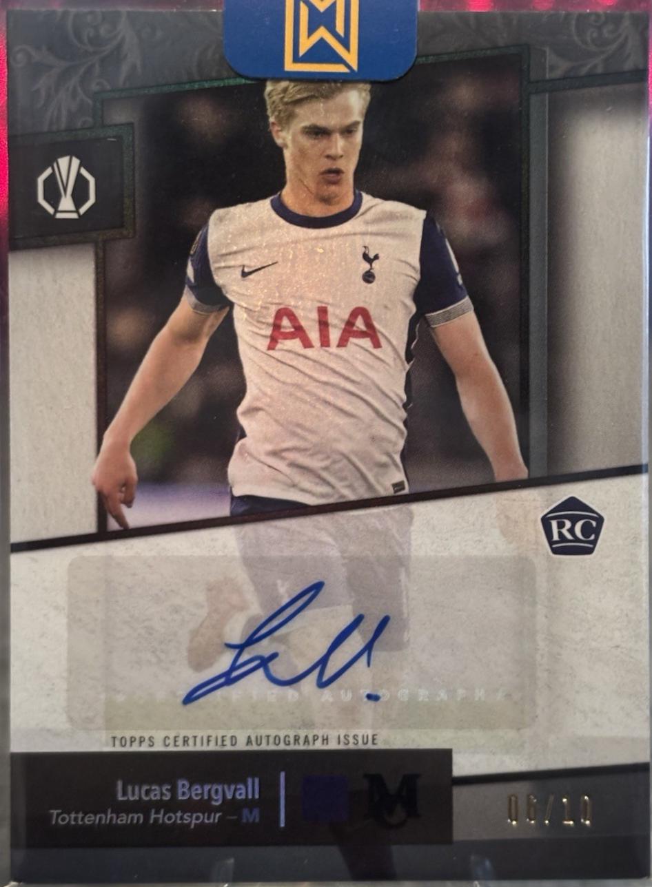 Lucas Bergvall - Museum UEFA Archival Autograph #AA-LB