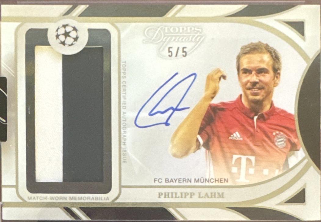 Philipp Lahm - Dynasty UEFA Autograph Patch #APL-PL3