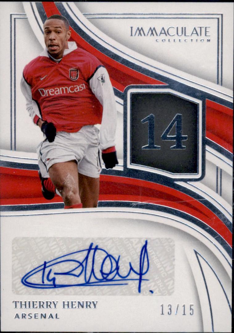 Thierry Henry - Immaculate Numbers Signature #IN-TH