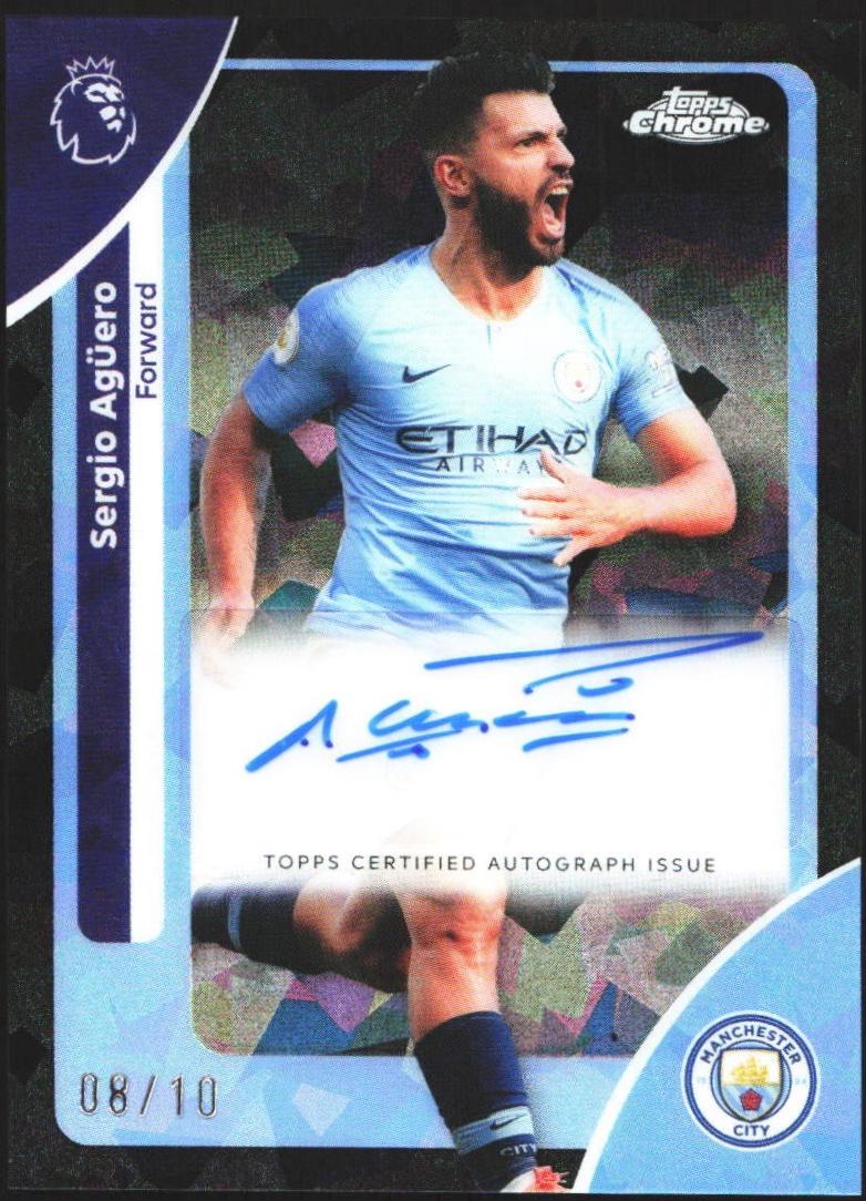 Sergio Aguero - Chrome Premier League Autograph #CA-SA