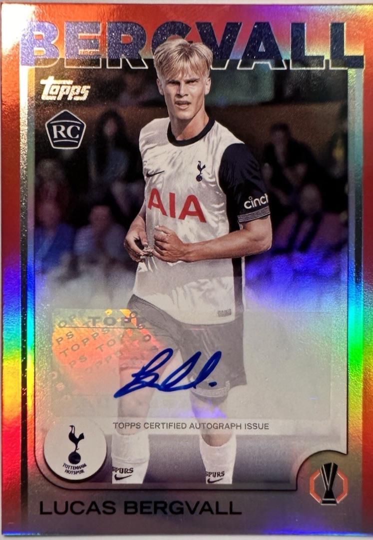 Lucas Bergvall - UEFA Autograph #A-LB