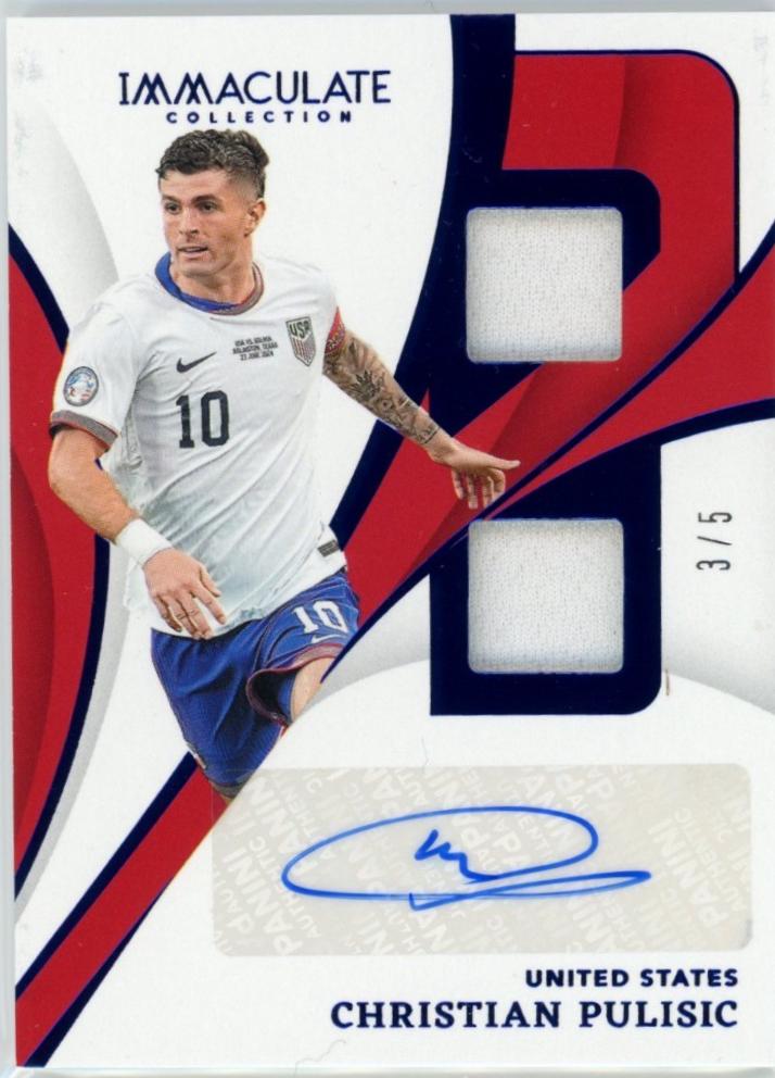 Christian Pulisic - Immaculate Dual Swatch Autograph #6