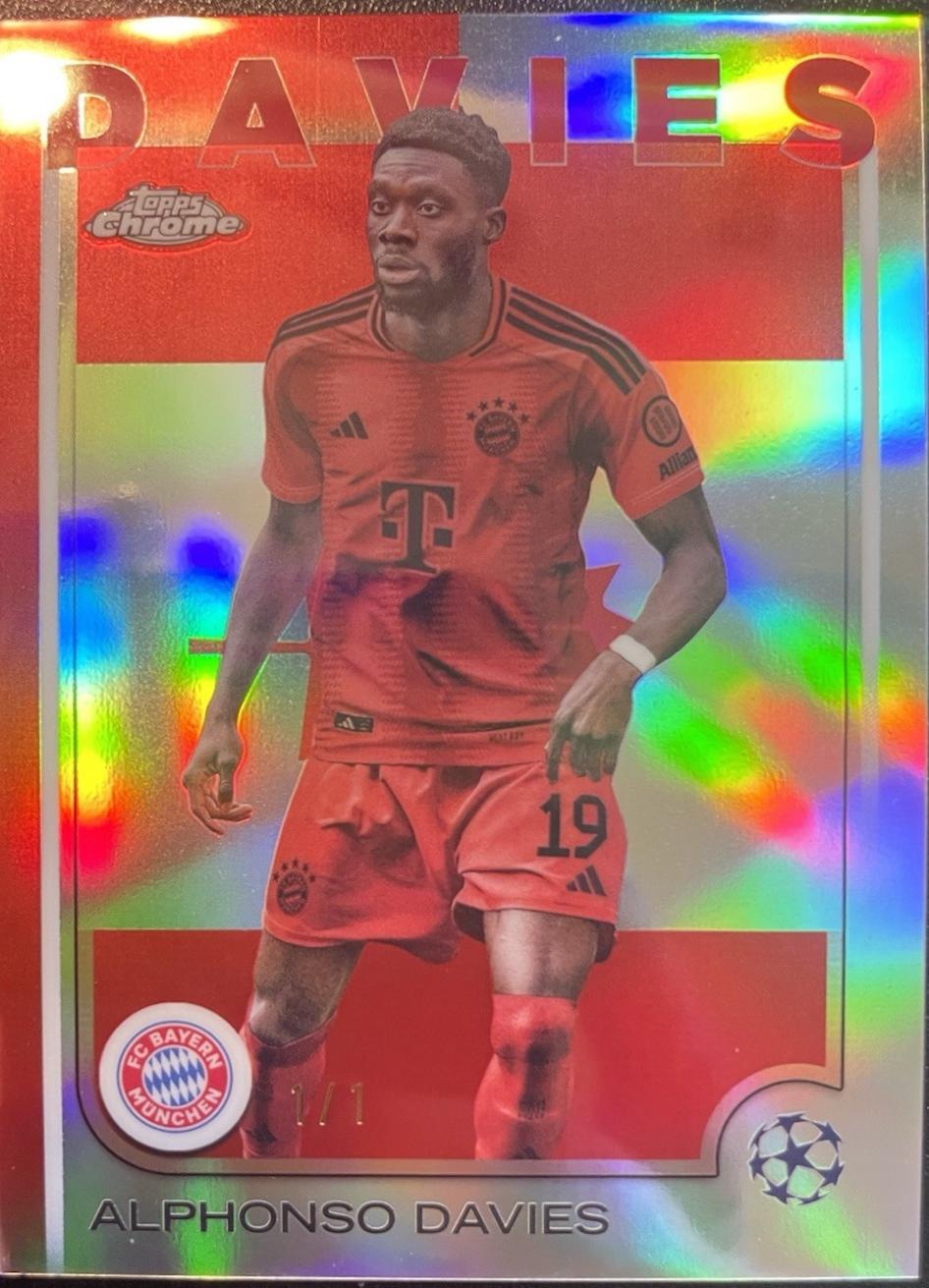 Alphonso Davies - Chrome UEFA #96