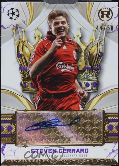 Steven Gerrard - Reverence UEFA Crowned Legend Autograph #CLA-SG