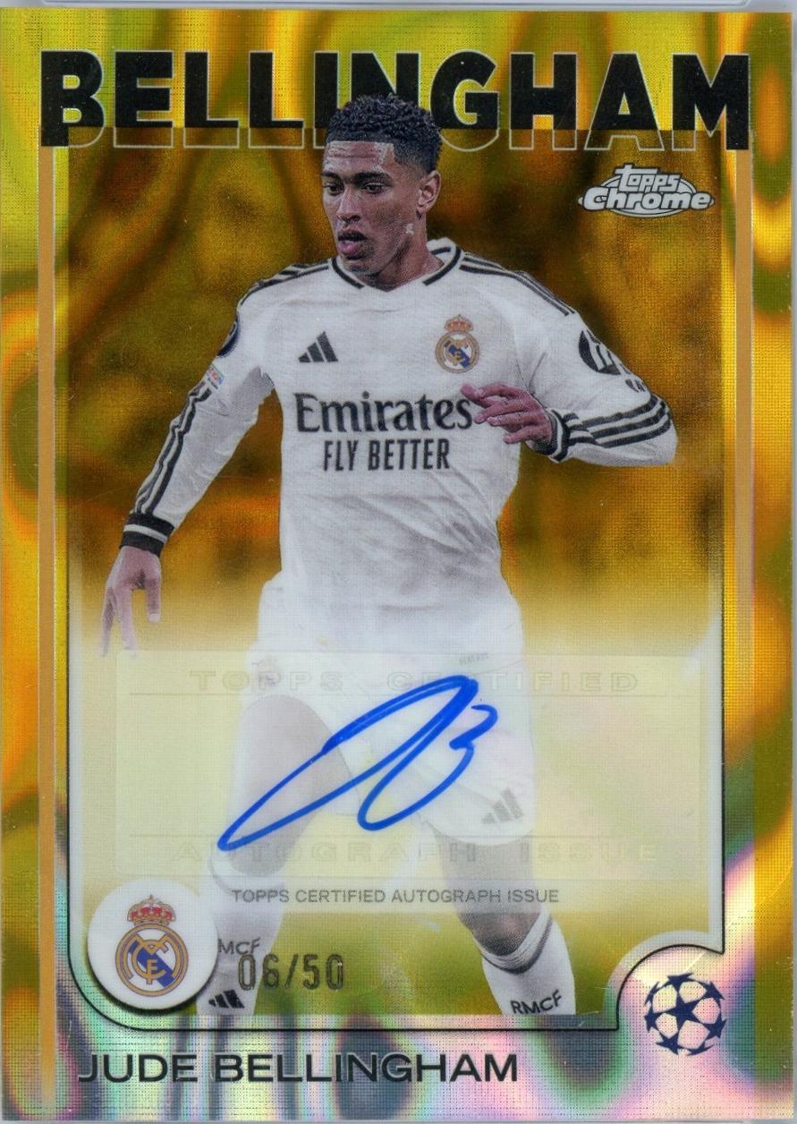Jude Bellingham - Chrome UEFA Autograph #CA-JB