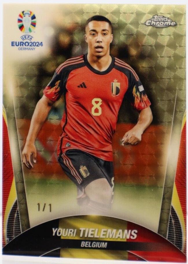 Youri Tielemans - Chrome UEFA Euro #32