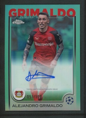 Alejandro Grimaldo - Chrome Bundesliga Autograph #BA-AGR
