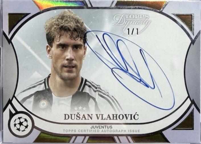 Dusan Vlahovic - Dynasty UEFA Autograph #DAV-DV1