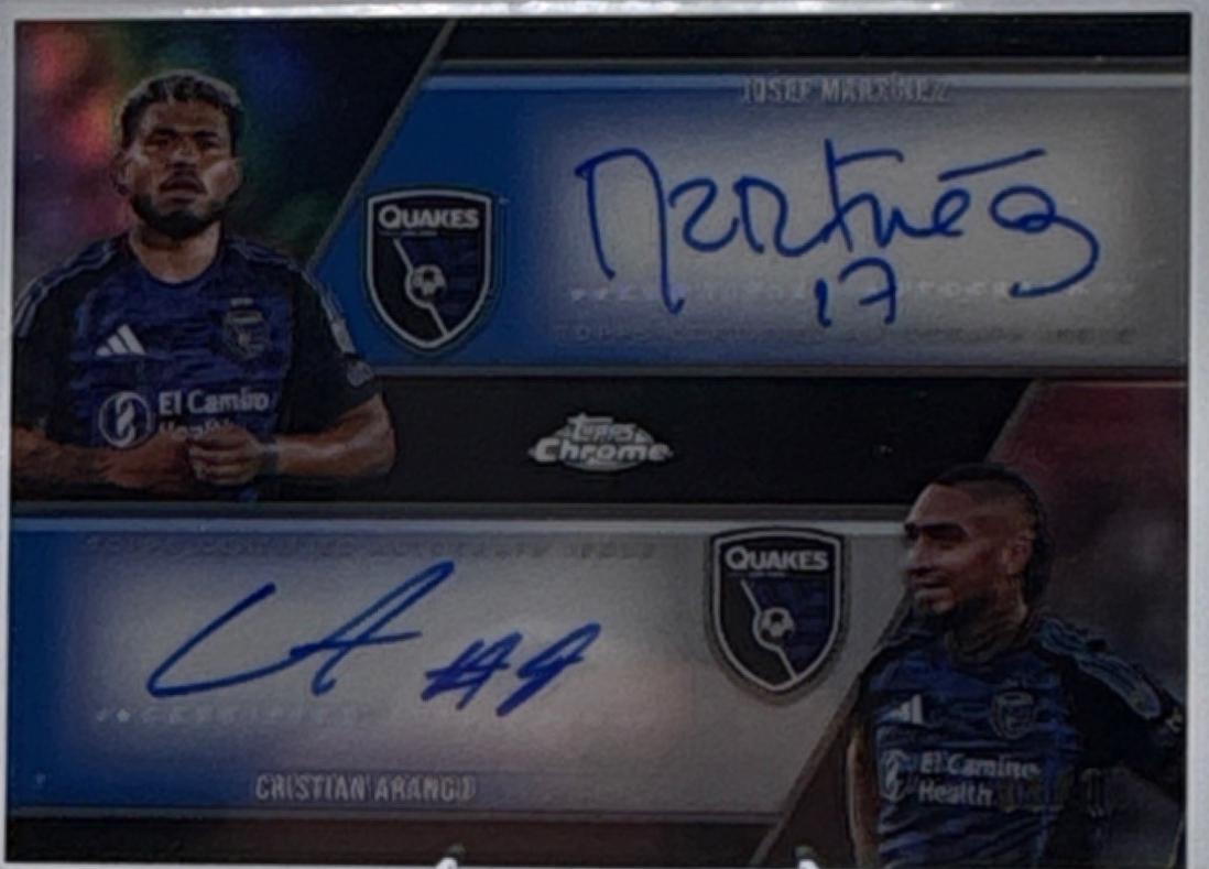 Cristian Arango - Chrome MLS Autograph #CA-CA
