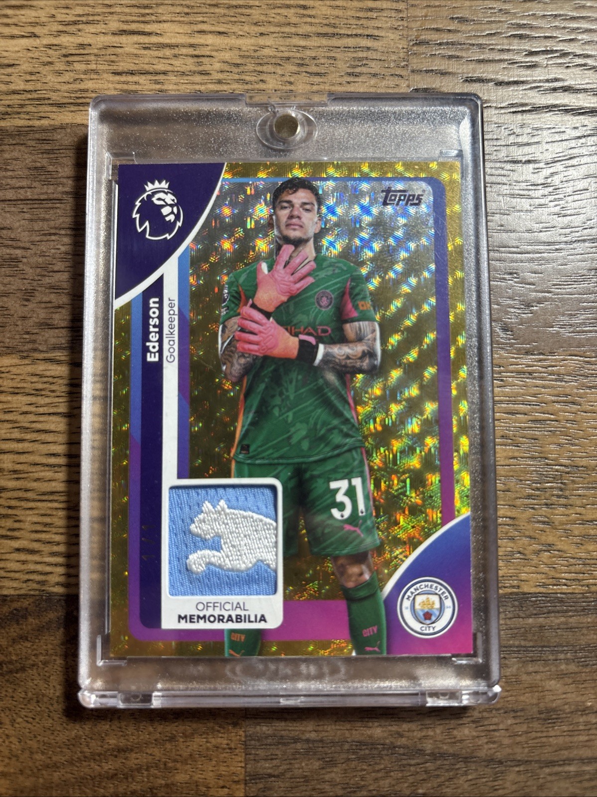 Ederson - Premier League Relic #RE-ED