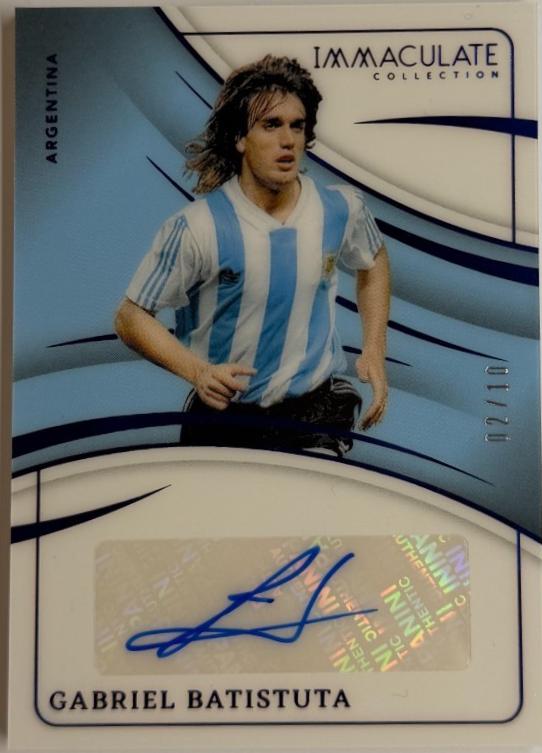 Gabriel Batistuta - Immaculate Autograph #44