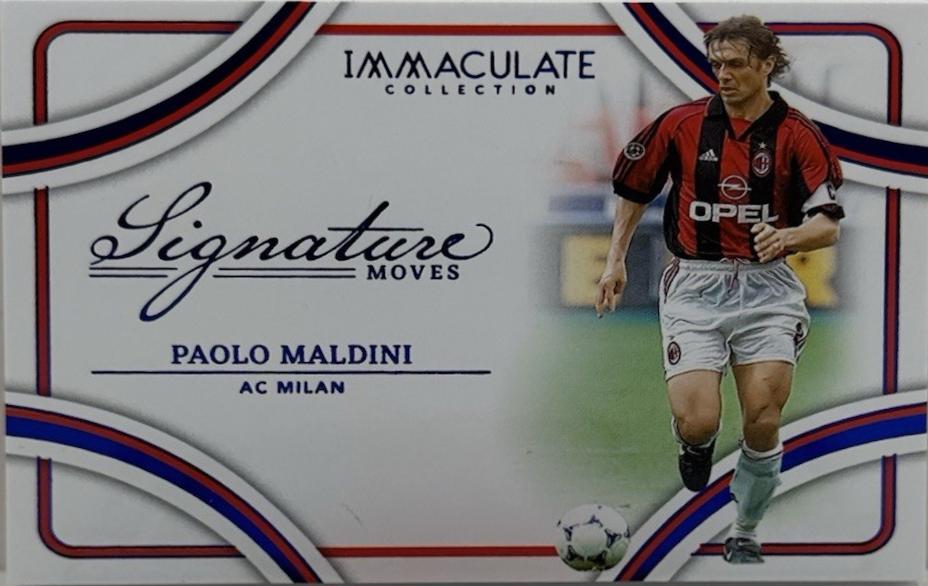 Paolo Maldini - Immaculate Signature Moves Autograph Booklet #19