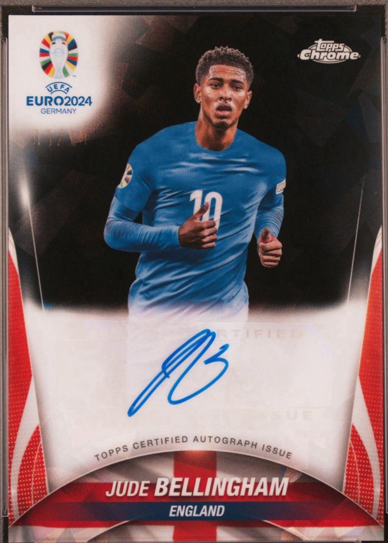 Jude Bellingham - Chrome Sapphire UEFA Euro Autograph #CA-JB