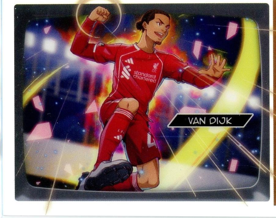 Virgil van Dijk - Chrome Premier League Anime #CA-VVD