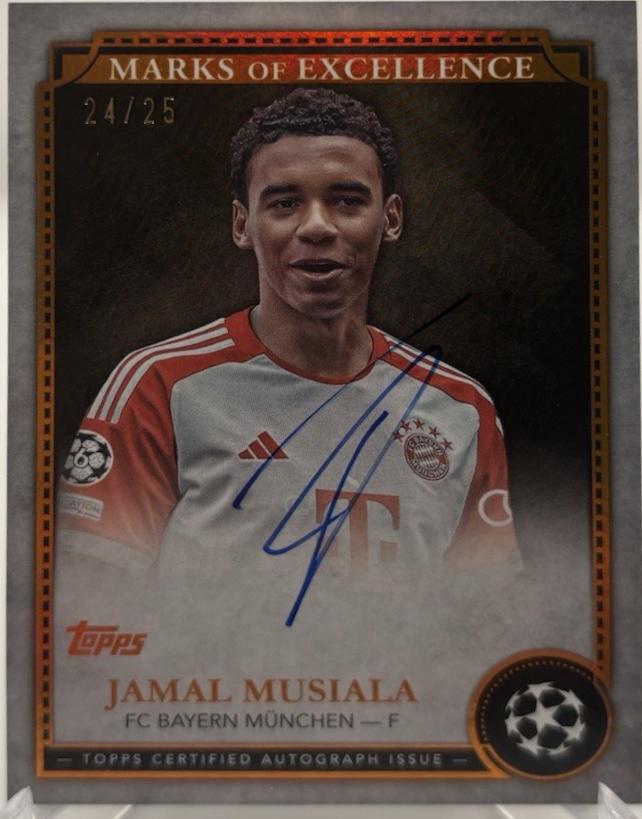 Jamal Musiala - Chrome UEFA Marks of Excellence Autograph #EX-JM1