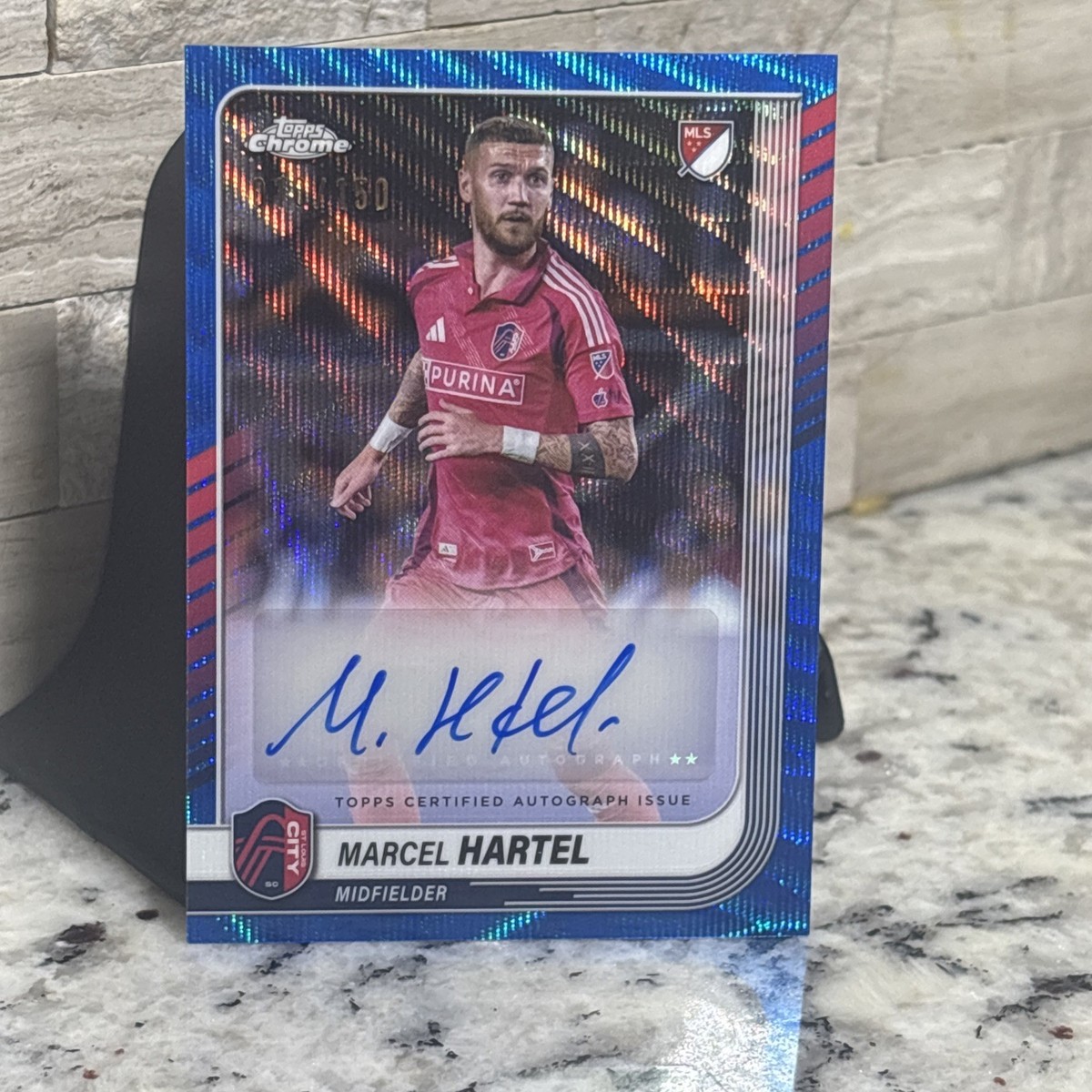 Marcel Hartel - Chrome MLS Autograph #CA-MH
