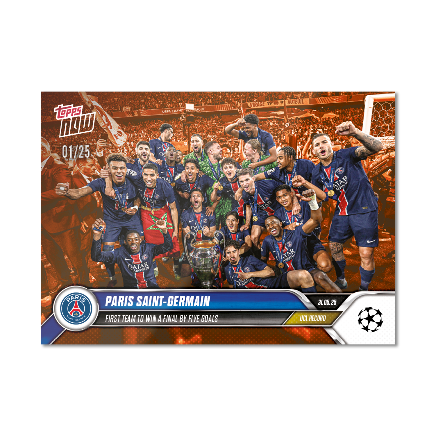 Paris Saint-Germain - Now UEFA Champions League #1
