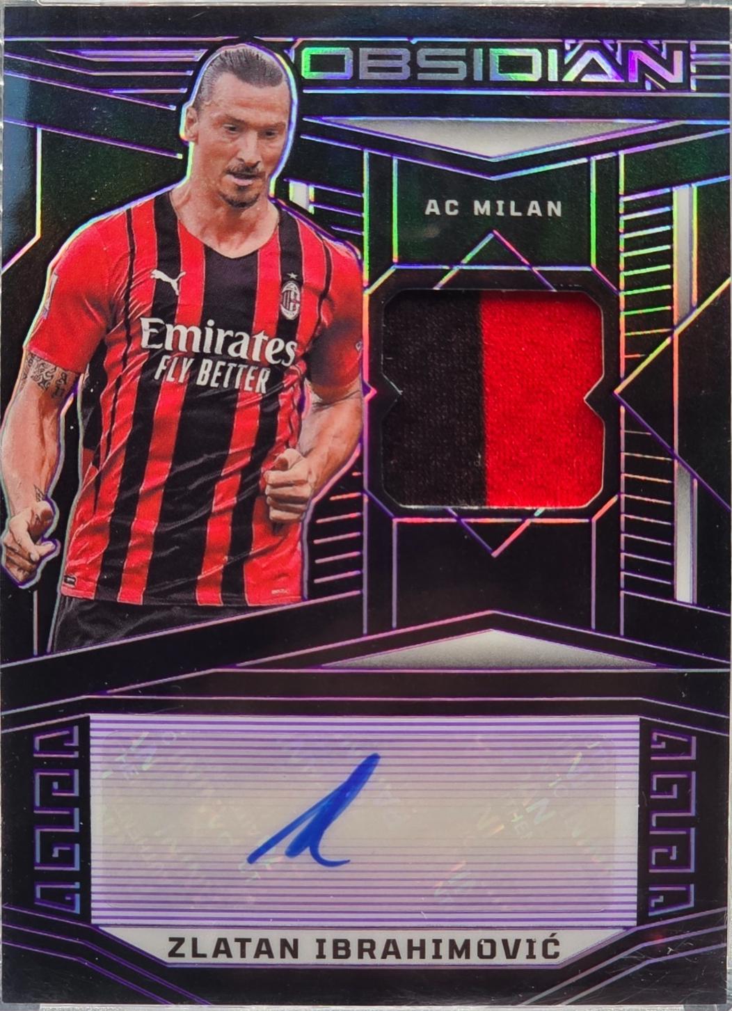 Zlatan Ibrahimovic - Obsidian Jersey Autograph #JA-ZI
