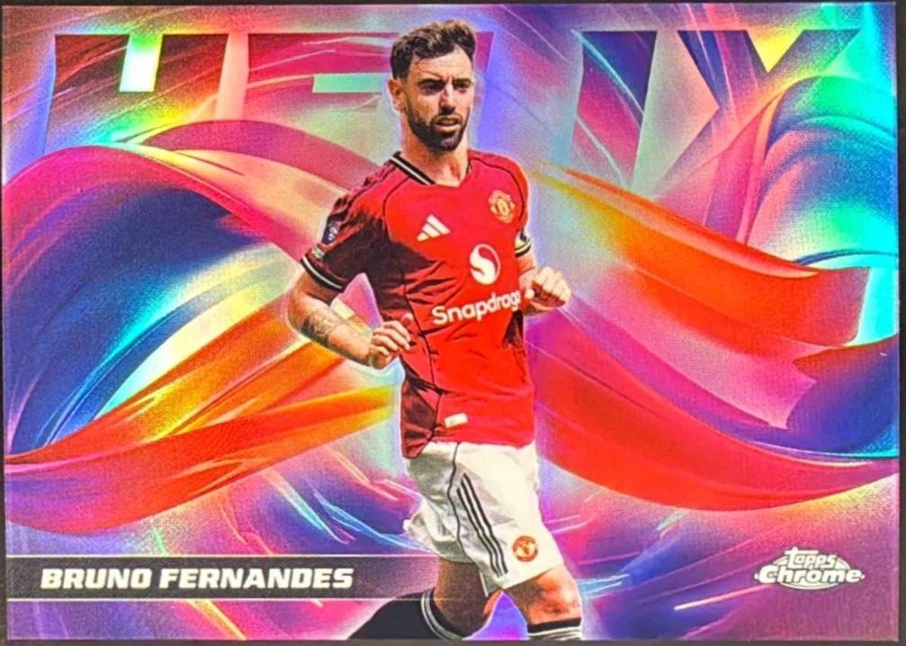Bruno Fernandes - Chrome Premier League Helix #HX-7