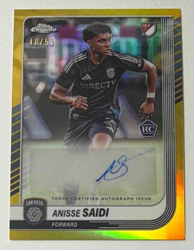 Anisse Saidi - Chrome MLS Autograph #CA-AS