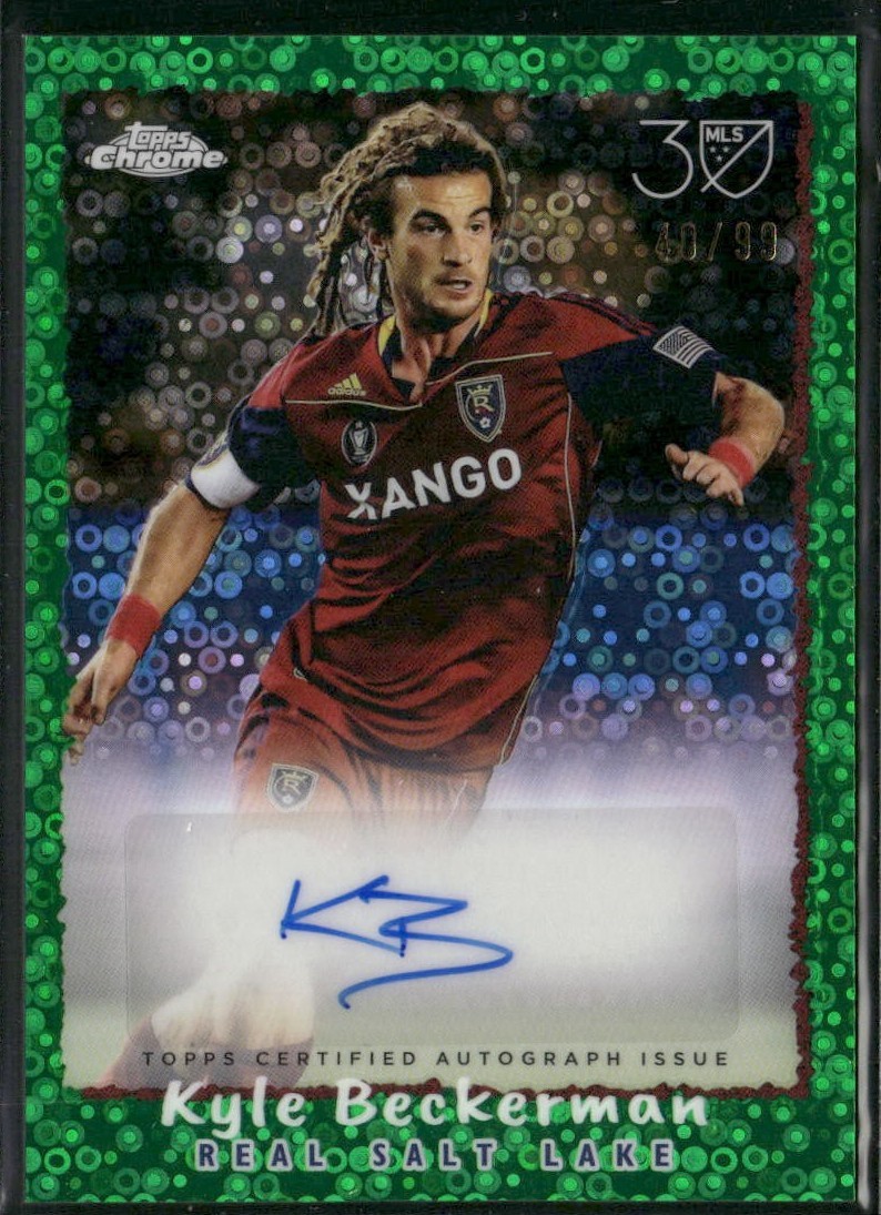 Kyle Beckerman - Chrome MLS 1995 Autograph #NFA-KB