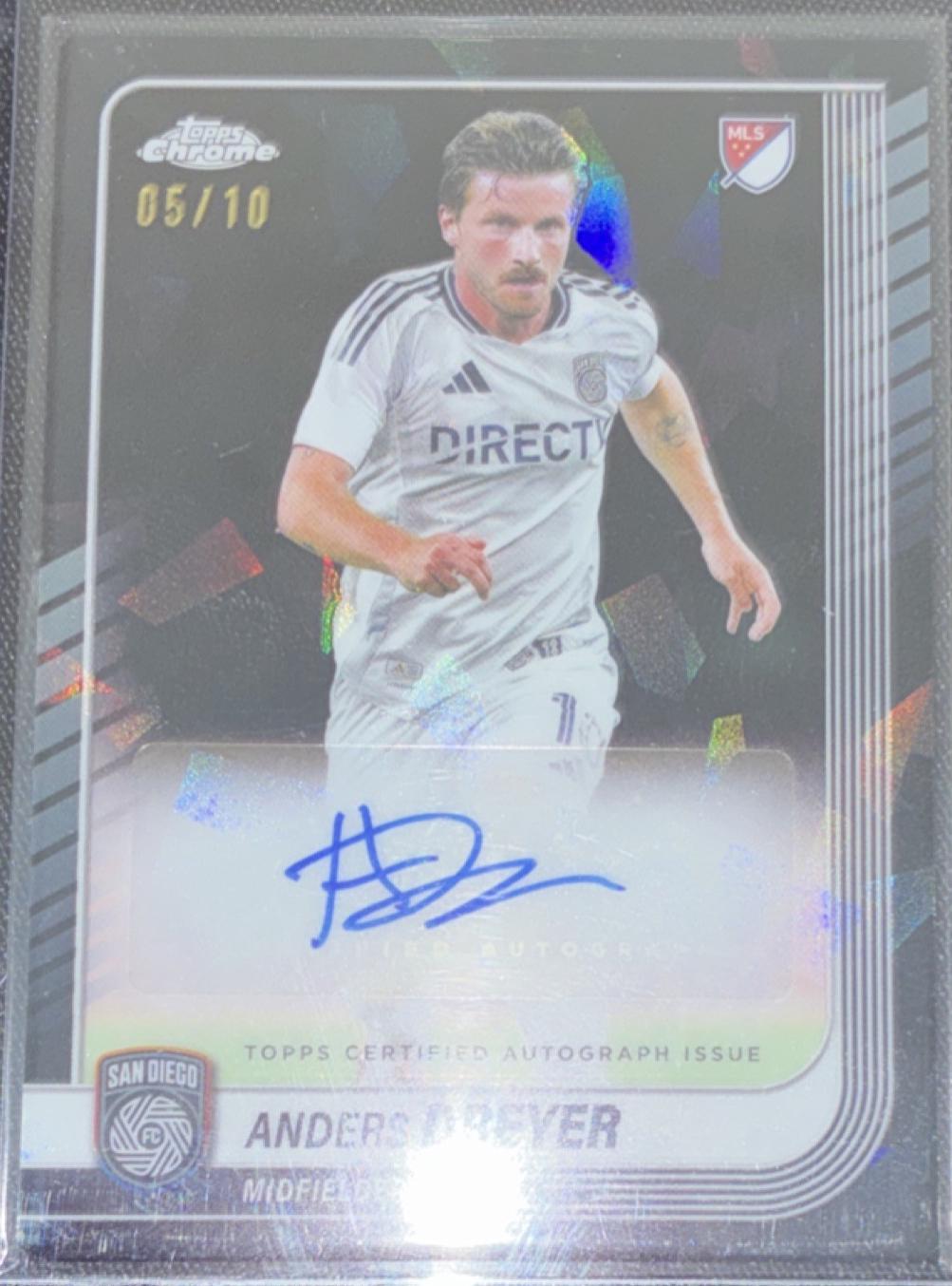 Anders Dreyer - Chrome Sapphire MLS Autograph #CA-AD