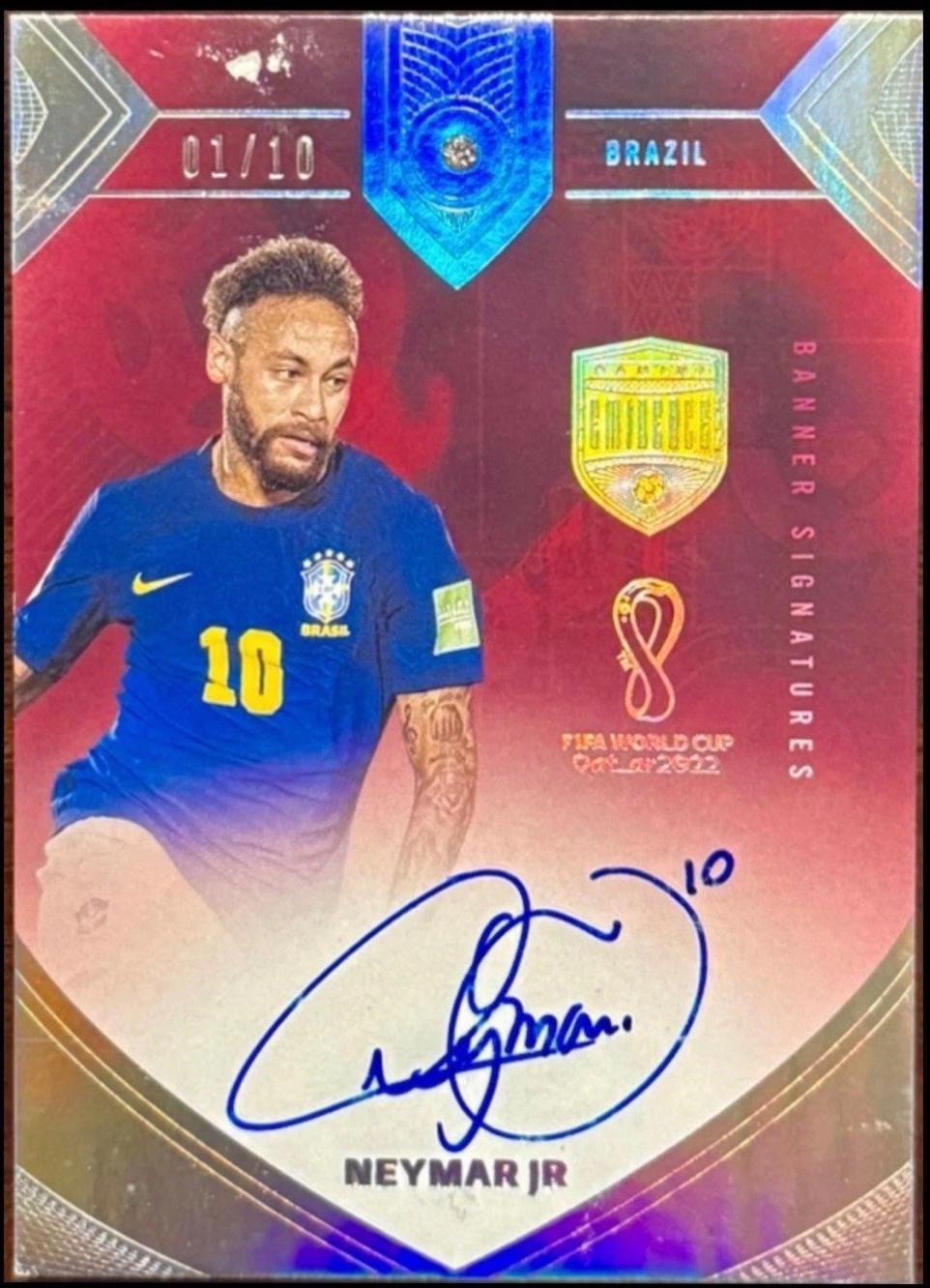Neymar Jr - Eminence FIFA World Cup Banner Signatures #BS-NJR