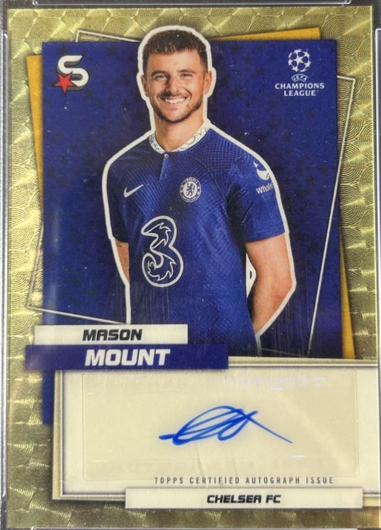Mason Mount - UEFA Superstars Chrome Autographs #SA-MM