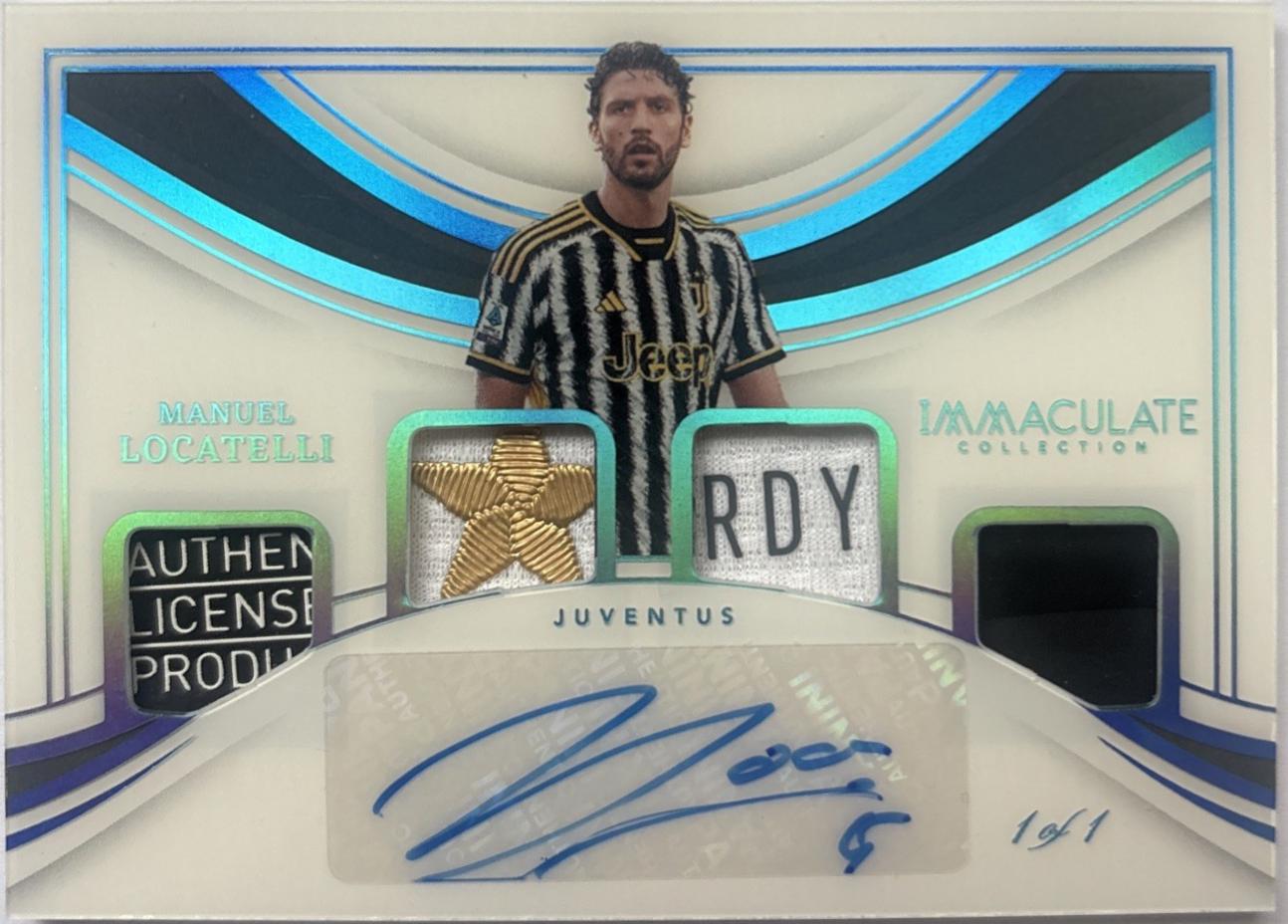 Manuel Locatelli - Immaculate Quad Patch Signature #QP-ML